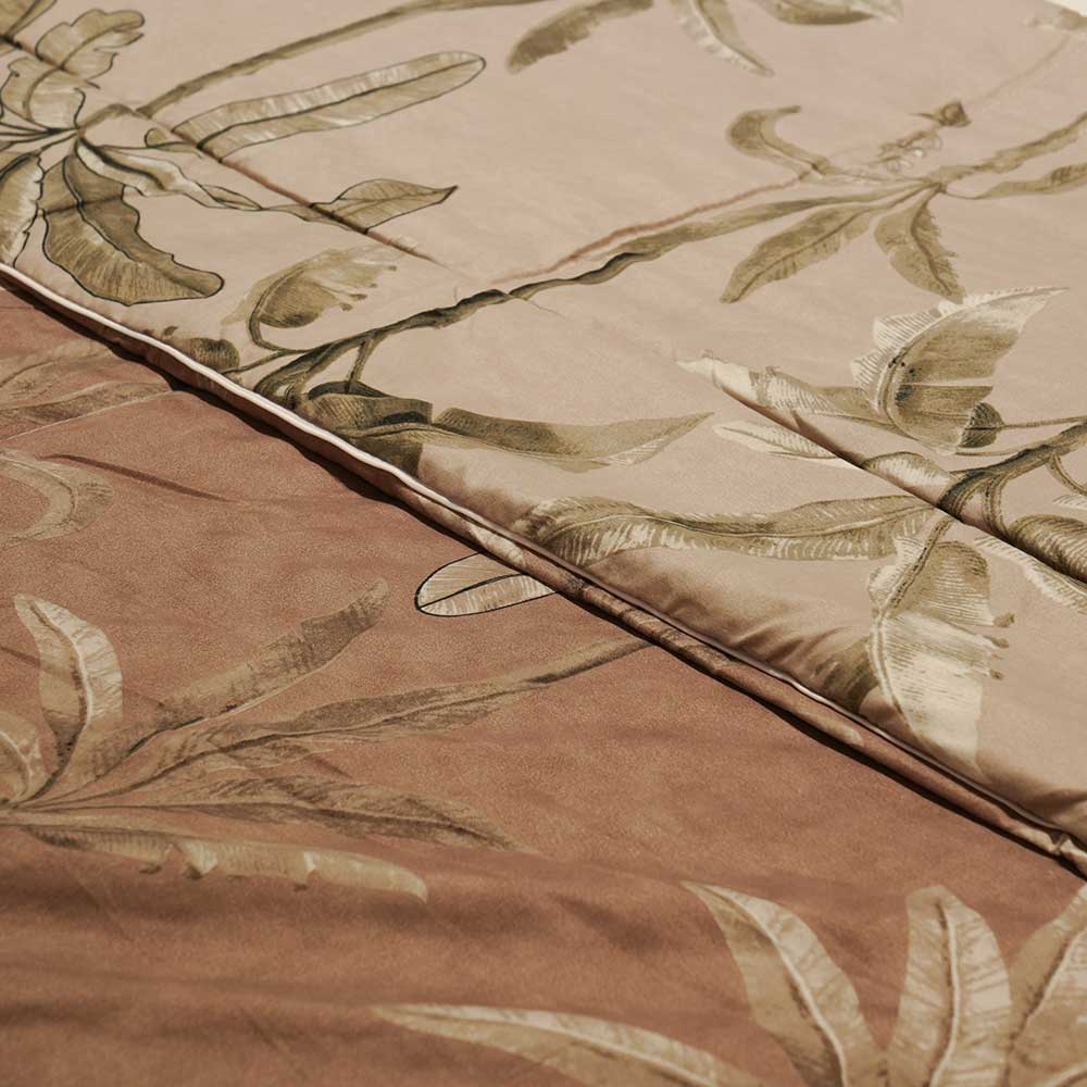 Dual Color Palm Spring Reversible Double Bed Duvet