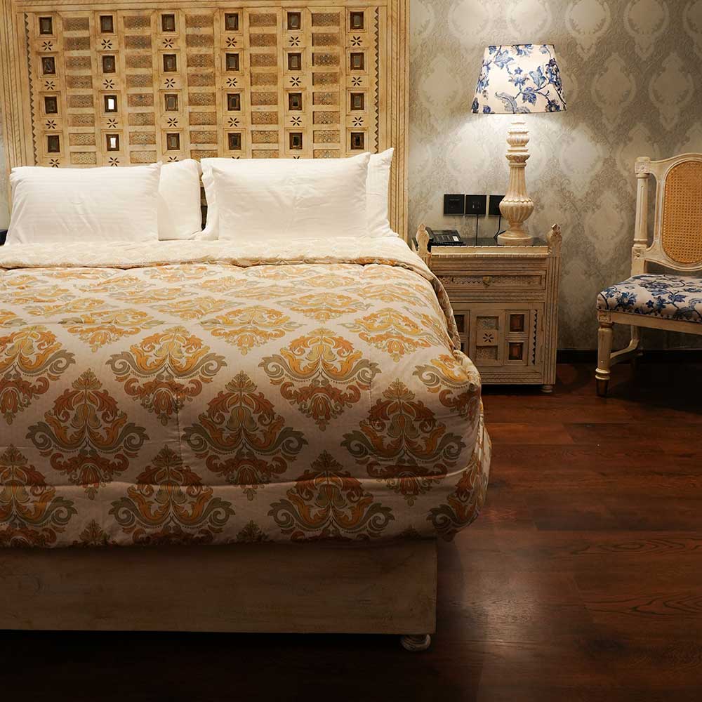 Traditional Print Reversible Double Bed Duvet