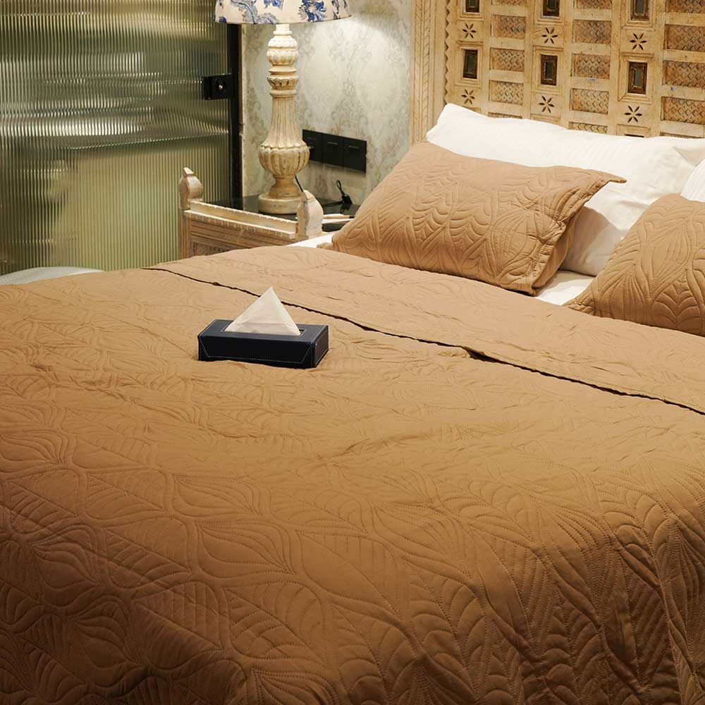 Desert Dune Comfortable Double Bed Cover with Pillow cover set
