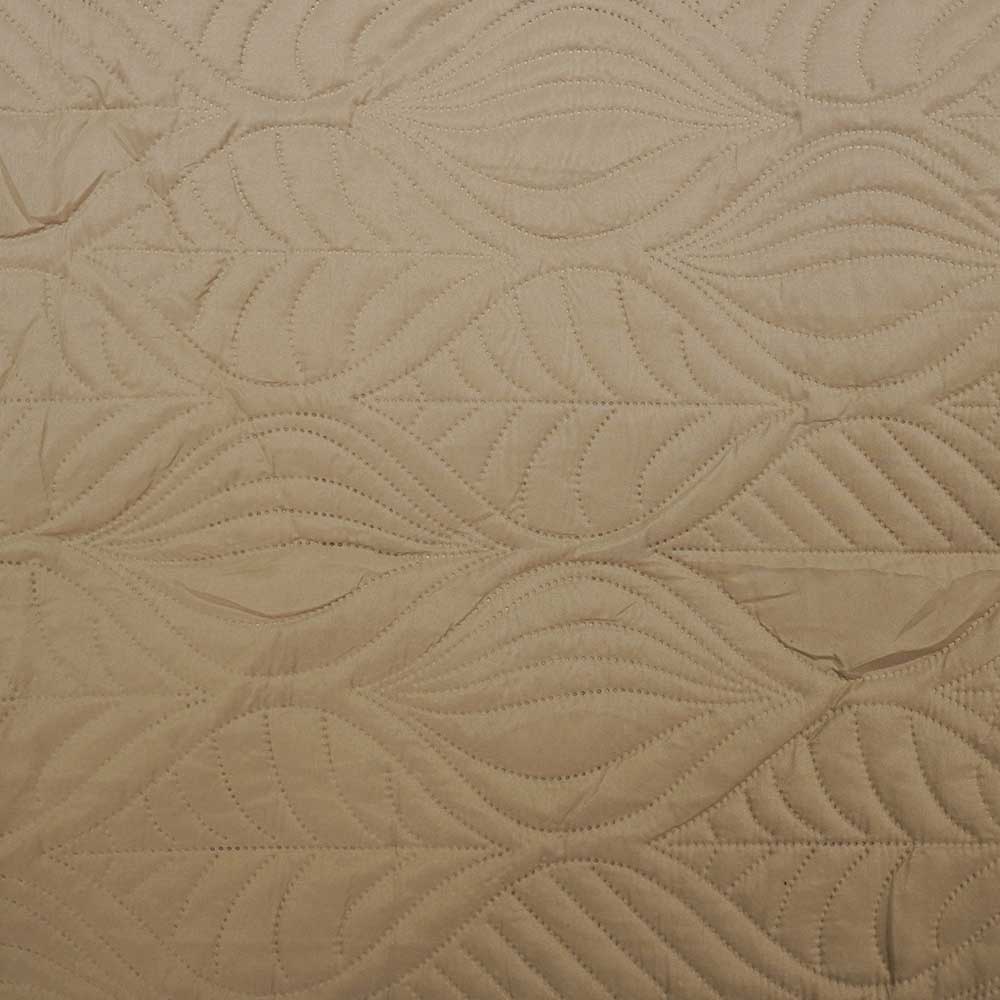 Wave-Stitch Cotton Double Bed  Cover with Pillow cover set