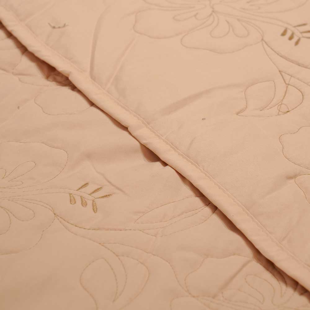 Sandy Bliss Cotton Embroidered Sheet Double Bed Cover with Pillow Case Set